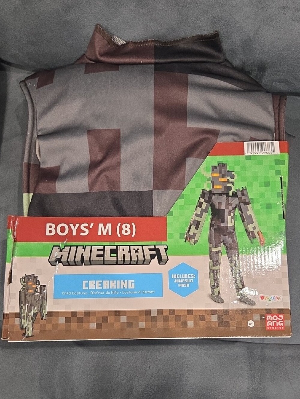 Kid's Minecraft Classic Creaking Costume Medium 8